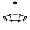 Candelabro Creativo y Personalizado para Restaurante, Moderno y Minimalista con Focos, Mesa de Comedor, Barra Pequeña, Sala de Estar, Lámpara de Arte para Dormitorio