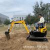 Excavadora pequeña de 1.8 toneladas excavadora agrícola de 08 toneladas microexcavación una tonelada excavadora para huerto mini máquina de gancho tipo 20