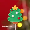Decoração de Bolo de Natal para Celebridade da Internet 2025 Sino Papai Noel Boneco de Neve Decoração de Sobremesa de Confeitaria Plug-in