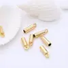 Accesorios diy cobre puro borlas simples cadena conexión colgante cuerda de cuero conexión hebilla de cierre funda manual
