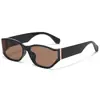 Gafas de Sol Retro Europeas y Americanas Ojo de Gato de Gama Alta para Mujer, Mismo Estilo que en Xiaohongshu, Gafas de Sol Curvas Personalizadas de Moda Anti-UV para Hombre