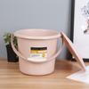 Cubetas de Plástico para el Hogar al por Mayor de Varios Tamaños, Cubetas Redondas Portátiles, Cubetas para Agua, Cubetas de Almacenamiento para Dormitorio y Oficina, Engrosadas para Lavado de Autos