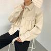 Chaqueta Nicho con Sentido de Diseño de Lujo Ligero Estilo Hong Kong para Hombre Estilo Coreano Holgada Casual Cuello Cuadrado Joven Duffy Guapo Street Top