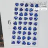 10mm Celebridad de Internet Explosiones Uña Punta Inferior Corazón Diamante Lujo Cristal Corazón de Melocotón Uña Amor Diamante Armadura Nupcial Joyería
