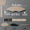 Prato de Louça de Melamina Imitação de Porcelana Prato de Jantar de Plástico Travessa Prato para Churrasco Prato de Sushi Prato Criativo para Fondue Prato para Pratos Comerciais