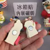 Imán para Refrigerador Imán de Gato Japonés Succión Fuerte Imán DIY Mensaje Juguete de Comida Artificial Manualidades Imán para Refrigerador Ciudad China