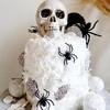Topper de Bolo Morcego Preto Halloween DIY com Arame Suprimentos para Festa de Halloween