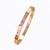 Pulseira de Aço Titânio Feminina Números Romanos Simples Moda Personalizada Moderna Pulseira Coreana Masculina e Feminina Pulseira de Casal Moderna