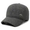 Gorra de Béisbol Cálida de Invierno para Hombre Cortavientos Protección para Orejas Gorra Plana Gruesa de Lana Moda Deportiva al Aire Libre Sombrero Versátil