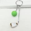 Pequeños Regalos Creativos, Llaveros de Bola de Golf de Aleación, Colgantes con Forma de Bola, Colgantes para Equipaje y Ropa, Regalos para Actividades Estudiantiles