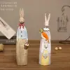 Aula de Preescolar Estilo Ins Creativo Manualidades de Ciervos Adornos de Madera Hechos a Mano Escritorio de Oficina Decoraciones para el Hogar