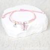 Directo de fábrica pulsera fresca púrpura princesa mariposa colorida cuentas de cerámica de Jingdezhen cuerda de mano para estudiantes novias