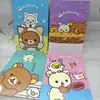 Comércio exterior transfronteiriço fofo desenho animado japonês Rilakkuma caderno periférico easybear fino caderno de estudante