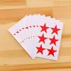 Adesivo de estrela de cinco pontas multi-tamanho adesivo de estrela colorida adesivo de recompensa para crianças adesivo para roupas