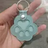 Llavero de Cuero Creativo Colgante para Guardar Pelo de Mascota Pelo de Gato y Perro Exquisito Lindo Encanto para Bolso