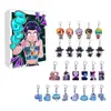 Calendario de Adviento Navideño para Chicas Cazadoras de Kpop Transfronterizo, Caja Sorpresa, Colgante para Mochila, Llavero, Colgante Acrílico