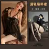 Lencería Sexy para Mujer, Uniforme de Encaje con Espalda Descubierta y Huecos, Lazo Seductor, Camisón con Pecho al Descubierto, Set Pasión al por Mayor