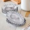 Molde para tarta de huevo de aleación de aluminio para hornear, molde de aluminio para tarta de huevo, modelo de tarta de huevo portuguesa de aluminio, lámpara crisantemo, lámpara crisantemo ovalada