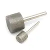 Cabezal de diamante cilíndrico para amolar, varilla de amolar, aguja pulidora, tallado de jade, ágata, aguja de amolar de jadeíta, herramienta de tallado con mango de 3/6 mm