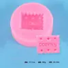 Molde de Silicone Fofo de Biscoito Fondant Comida Realista Divertido Grampo de Cabelo Acessório de Cabelo DIY Chocolate Selo de Cera