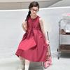 Vestido de Princesa de Verano 2025 para Niñas Estilo Coreano Estilo Occidental Vestido de Tirantes Vestido sin Mangas Chaleco Falda de Algodón para Bebé