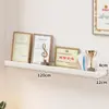 Estantería de pared Mueble flotante para TV en sala de estar Estante de almacenamiento de pared de una sola palabra Máquina para juguetes caseros Estante de almacenamiento de caja superior