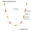 Omaca Ágata Facetado Cadena Hecha a Mano Acero Inoxidable Dulce Lujo Accesible Collar Pulsera Estilo Ins Nicho Adecuado para Mujeres