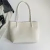 Bolsa grande de palha trançada estilo retrô Shuai Mi Jia 2026 outono nova bolsa de ombro única bolsa tote simples para o dia a dia