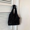 Bolso de Viajero de Gran Capacidad para Mujer Nuevo Popular Bolso de Hombro Único Sobaco Combinable de Alto Valor Bolso Tote Flash de Lentejuelas