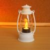 Lámpara de vela oscilante retro con forma de caballo pequeño, lámpara LED electrónica con forma de vela, luz de noche para dormitorio, lámpara decorativa de ambiente, adornos