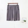 Novos shorts plus size masculinos modal casual casa solta quinta calças finas calças de pijama calças médias