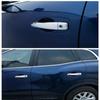 Adequado para 14-21 Nissan Pulsar C13 maçaneta padrão fibra de carbono capa de maçaneta de porta do carro decoração do apoio de braço de aperto de mão