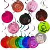 Decoração de Feriado Guirlanda Espiral Enfeites Pendurados Arranjo Colorido Cena de Festa de Aniversário Espiral Giratório Pendurado Decorações de Pet