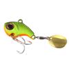 Nuevo Señuelo de Plancha de Hierro Lentejuelas Giratorias Pequeño Ciclón Vibración Vib Metal Pesca Marítima Agua Dulce Cebo Falso Cebo Falso Equipo de Pesca