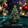 Série Árvore de Natal Insígnia de Liga de Zinco Broche Simples em Formato de Natal Múltiplos Estilos Pequenos Pins Fofos Fabricante Atacado