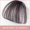 Flequillo de aire para peluca con patillas flequillo doble patillas flequillo pieza de peluca natural reedición cubriendo la línea del cabello