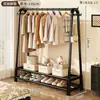 Perchero independiente para dormitorio, móvil, estante de almacenamiento interior multifuncional para ropa, sombreros y accesorios