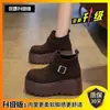 Botas de Nieve del Noreste con Suela Gruesa para Aumentar la Altura de Mujer Estilo Nuevo 2025 Invierno Con Felpa Gruesa Botines Cortos tipo Birkenstock Zapatos de Algodón Cálidos Antideslizantes