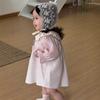 Conjunto de Camisa de Muñeca a Cuadros y Falda con Tirantes para Niñas, Ropa Infantil Estilo Coreano, Ropa Nueva de Bebé Primavera 2026
