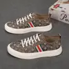 Zapatos para Hombre 2026 Nuevo Estilo Primavera Estilo Chino Transpirables Zapatos de Cuadros con Cordones Zapatos para Hombre de Caña Baja Zapatos Casuales de Lona para Hombre