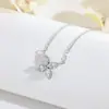 Collar de Flor Súper Brillante de Circonita Estilo Francés, Collar de Acero de Titanio de Lujo Ligero, No se Desvanece, Apilable, Versátil, Stock Listo de Fábrica