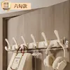 Perchero de pared, gancho para abrigos para colgar en la puerta, gancho de aluminio espacial sin taladro, fuerte capacidad de carga, gancho con forma de pez para abrigos y sombreros