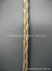 Em estoque atacado fita plana trançada de fios dourados multi-fios 6MM de largura corda decorativa artesanal bolsa de presente bolsa de armazenamento acessórios