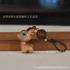 Palo de rosa Dibujos animados Lindo Viaje Seguro Pequeño Ciervo Colgante para Teléfono Llavero de Coche Accesorio para Bolso de Mujer Venta al por Mayor