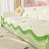 Funda de Sofá Súper Elegante Estilo Dopamina, Nuevo Modelo Verano 2026, Funda Anti-Arañazos de Gato, Manta de Sofá de Seda Hielo Refrigerante