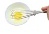 Batidor de huevos de acero inoxidable batidor de huevos manual de resorte batidor de huevos utensilio para hornear electrodoméstico eléctrico regalo