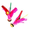 Jianzi Infantil Jianzi Resistente a Patadas Adulto Jianzi Elegante Fabricante Mayorista Pluma Pluma de Pollo Competición Juguete Tradicional 21 cm 19