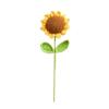 Ramo de girasoles de temporada de graduación lana acabado tejido a mano Regalo para el Día del Maestro flor artificial regalo de graduación