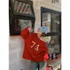 [Fábrica de Diseño Propio Lista para Entrega] Sudadera de Hombro Caído con Estampado de Letras Diseñada para Mujer en Otoño Top Holgado Off-Shoulder