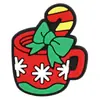 Encantos de Zueco de Dibujos Animados de PVC para Navidad Copo de Nieve Hombre de Jengibre Muñeco de Nieve Hebillas de Zapato de Goma Blanda Accesorios de Decoración de Zapatos DIY Festivos